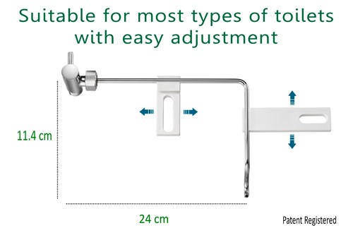 טואלטיקו Comfort הפעלה ביד ימין